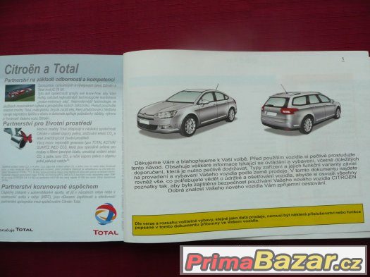 Citroën C5 návod k obsluze, v češtině od roku výroby 2008 – fotografie 2