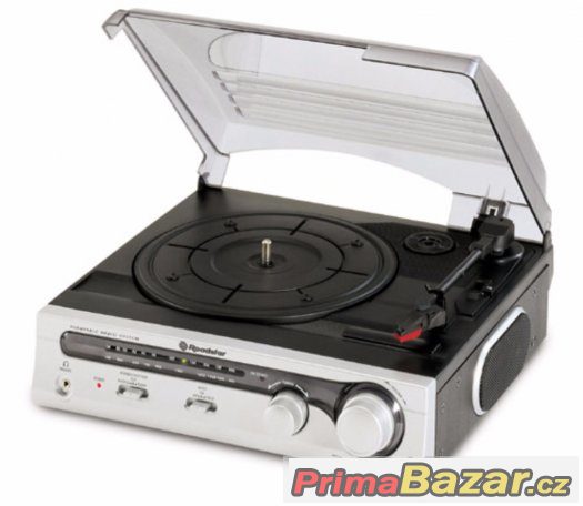 GRAMOFON S RÁDIEM ROADSTAR TTR-8630 - TOP STAV – fotografie 1