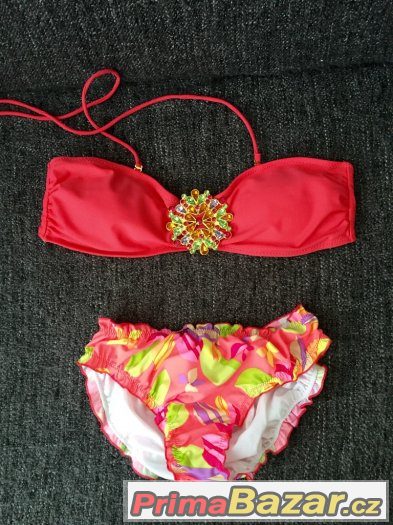 Krasne niderni neonove barevne plavky vel.M – fotografie 4