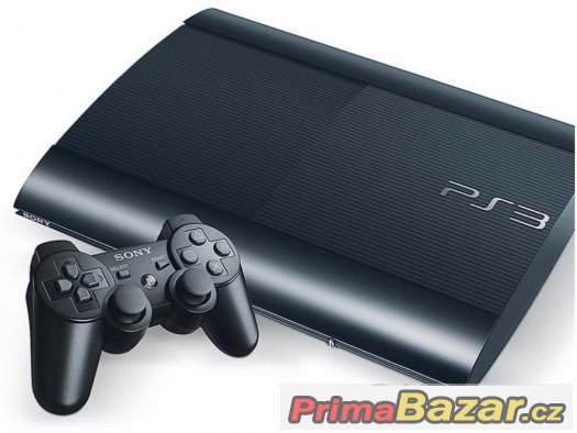 SONY PLAYSTATION 3 SLIM 500+2X OVLADAČ+FIFA ZDARMA-TOP STAV – fotografie 1