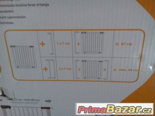 zábrana ( branka) s mechanickým upevněním – fotografie 1