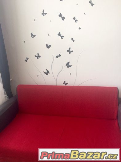 Ikea cerveny krasny prehoz vel.120x180cm – fotografie 3