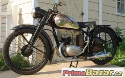 Koupím komletní ČZ 125b , r.v. 1947