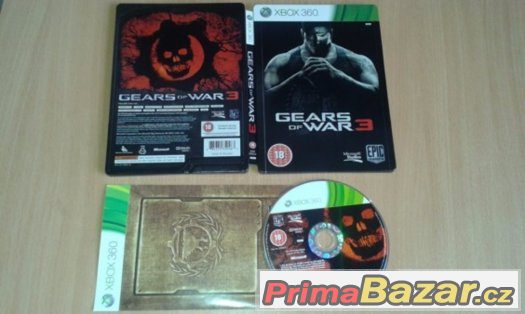 XBOX 360 GEARS OF WAR 3 STEELBOOK EDICE – fotografie 1