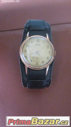 Vojenske svycari Roamer Watch zlato 14k 585 celozlate jenom – fotografie 1