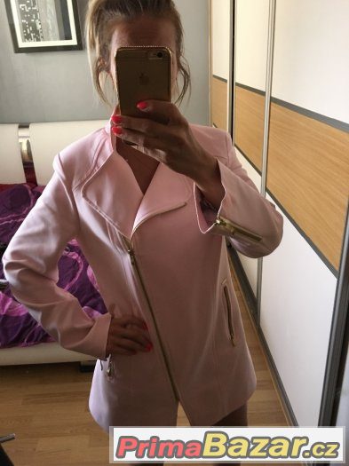 Luxusní kabatek soft pink 40 – fotografie 2
