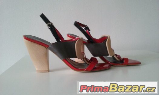 Luxusní barevné sandály zn. NINEWEST – fotografie 2