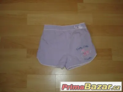 Fialkové kráťásky vel. 80 cm