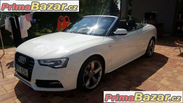 Audi A 5 TDI Cabriolet S-Line sport TOP stav – fotografie 1
