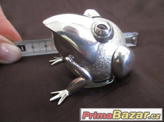 Stříbrná soška Sterling silver Žába A.I. Mulder & P – fotografie 1