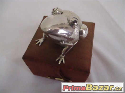 Stříbrná soška Sterling silver Žába A.I. Mulder & P – fotografie 2
