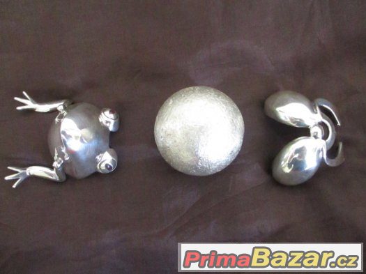 Stříbrná soška Sterling silver Žába A.I. Mulder & P – fotografie 4