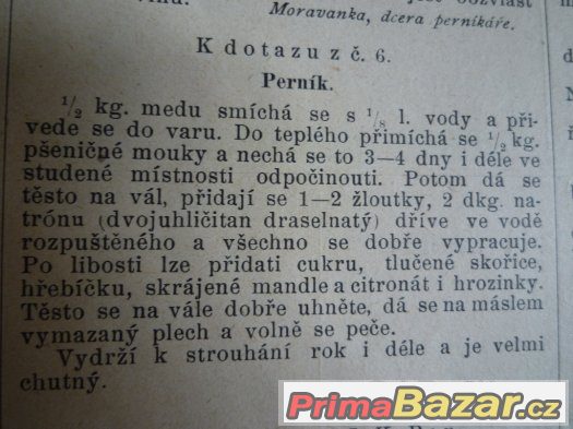 1901 kuchařka recepty Lada – fotografie 4