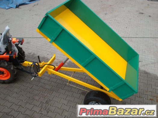 vlek za traktor, Traktorový přívěs TR-1500, zemědělský vlek – fotografie 4