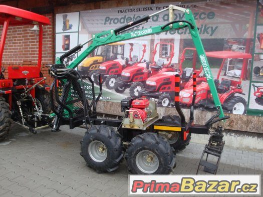 Vyvážečka LTC 3,4 s hydraulickou rukou za čtyřkolku, traktor – fotografie 1
