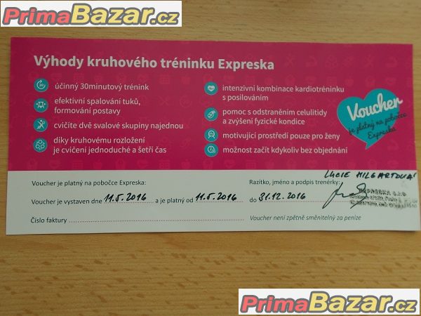 Měsíční poukaz do Expresky
