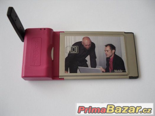 Pcmcia T-mobile karta pro datové připojení. – fotografie 1