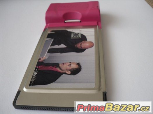 Pcmcia T-mobile karta pro datové připojení. – fotografie 3