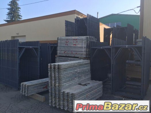 Lešení stavební fasádní široké 1m cena 208Kc/m2 prac.plochyA – fotografie 2