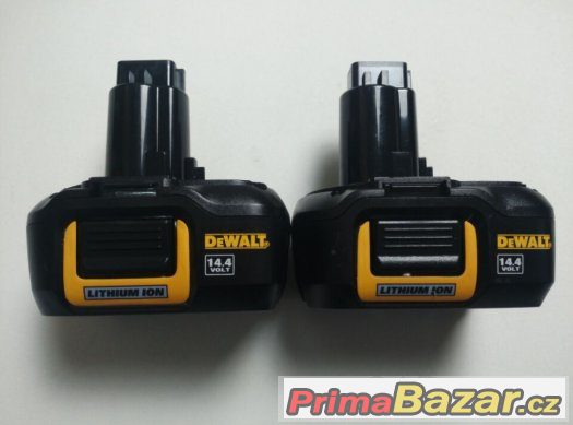 2 Kusy Akumulátor DeWALT DE9141 Li-ion 14,4V 1,1Ah – fotografie 1