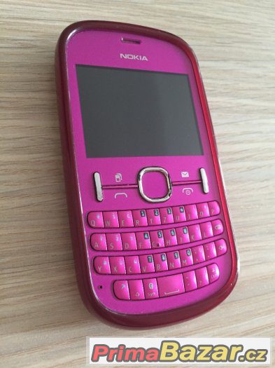 Nokia Asha 200 Pink (růžový) + kryt – fotografie 2