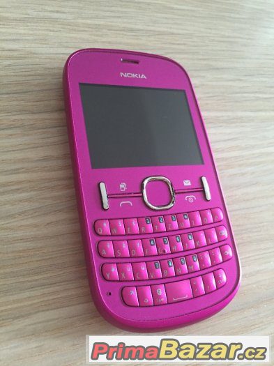 Nokia Asha 200 Pink (růžový) + kryt – fotografie 3