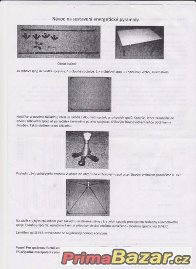 Prodám léčebnou pyramidu,polarizuje vodu,léčí – fotografie 4