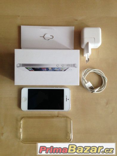 Apple iPhone 5 16GB stříbrný - velmi dobrý stav - funkční – fotografie 1
