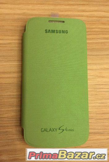 Samsung flipové pouzdro pro Galaxy S4 mini - zelené - Nové – fotografie 1