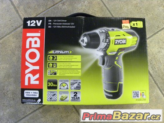 Ryobi R12DD-LL13S - 12 V NOVÉ – fotografie 1