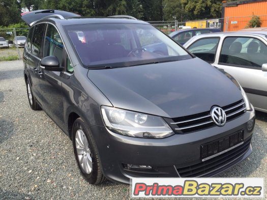 VW SHARAN 2012 TDI 125 kW el.tažné 7míst Panorama Navi Bufík – fotografie 1