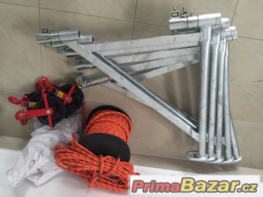 Lešení stavební fasádní široké 1m cena 208Kc/m2 prac.plochy4 – fotografie 2
