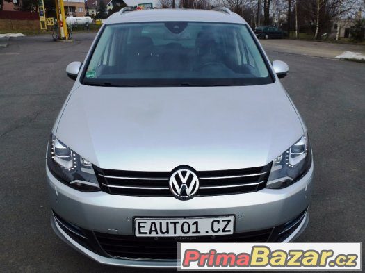 VW SHARAN 2012 TDI 125 kW Tažné Bixenon Kůže 11xBag DPH – fotografie 2