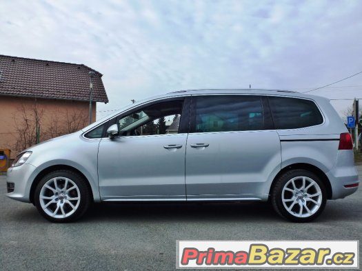 VW SHARAN 2012 TDI 125 kW Tažné Bixenon Kůže 11xBag DPH – fotografie 4