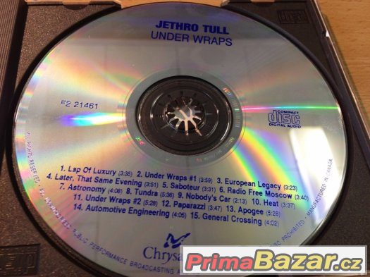 CD Jethro Tull - Under Wraps 1984 – fotografie 2