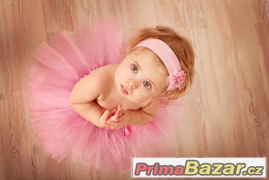 Dětský tylová TUTU sukénka růžová – fotografie 1