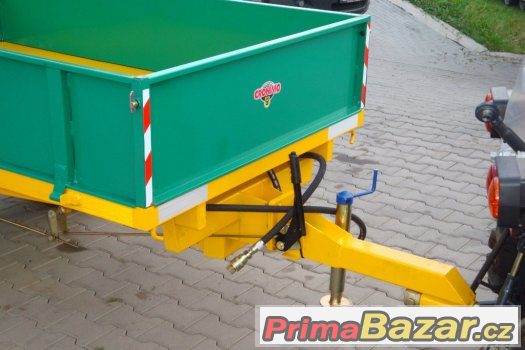 vlek za traktor, Traktorový přívěs TR-1500, zemědělský vlek – fotografie 3