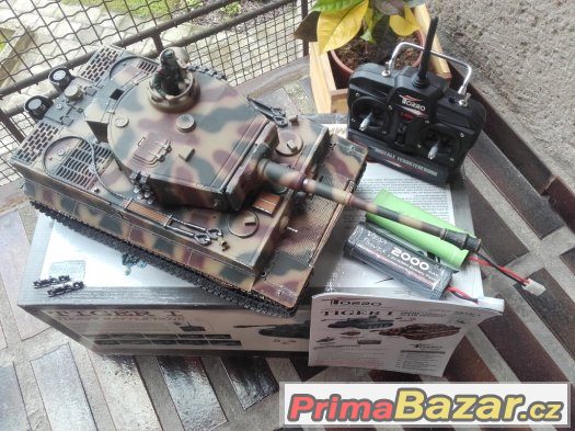 RC tank TIGER I. 2,4GHz Airsoft PROFI – fotografie 1