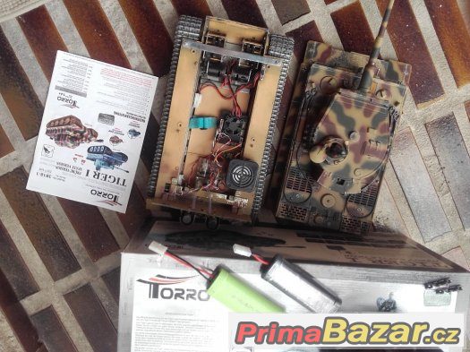 RC tank TIGER I. 2,4GHz Airsoft PROFI – fotografie 4