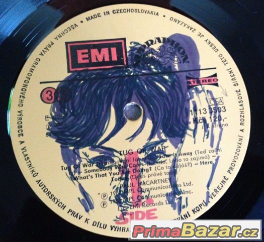 vinylové LP Paul McCartney - Tug of war (1982) – fotografie 3