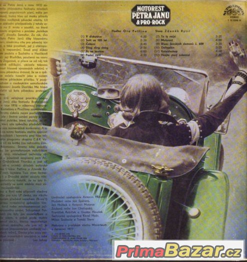 vinylové LP Petra Janů - Motorest – fotografie 2