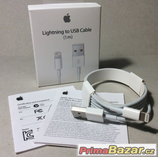 Originální lightning kabel Apple pro iPhone 5/5s/6/6s a iPad – fotografie 2