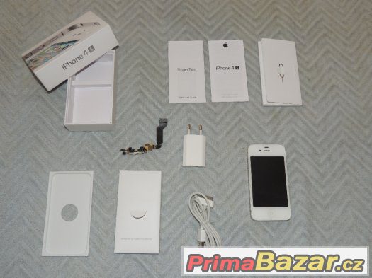 iPhone 4S Apple bily – fotografie 4