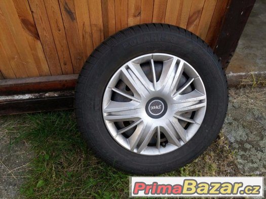Plechové disky 4x100 R14 s pneu – fotografie 3