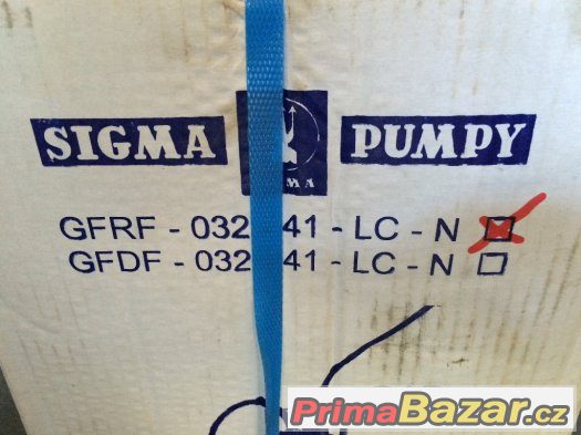 Sigma Čerpadlo GFRF-032-41-LC-N 230V nové – fotografie 2