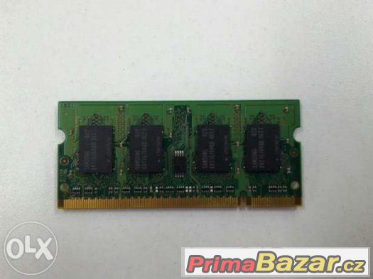 So-dimm 1GB DDR2 RAM Kingston, 667MHz pro notebook – fotografie 1