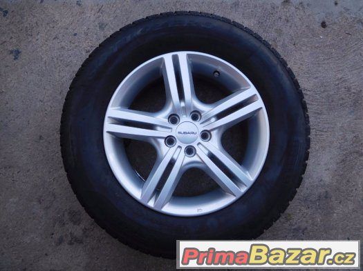Subaru Forester 5x100 ET48 215/65/16 - orig. zimní ALU sada – fotografie 2