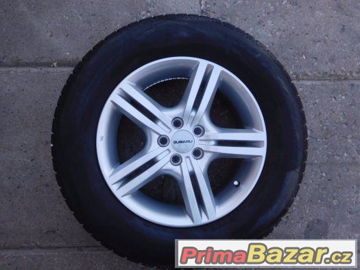 Subaru Forester 5x100 ET48 215/65/16 - orig. zimní ALU sada – fotografie 4