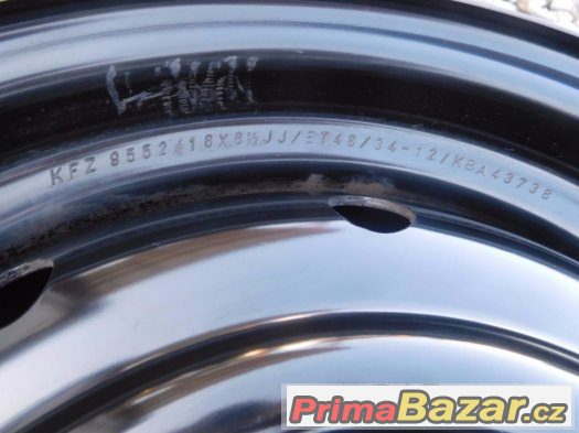 Subaru Forester 5x100 6,5x16 ET48 - 4x použité disky – fotografie 3