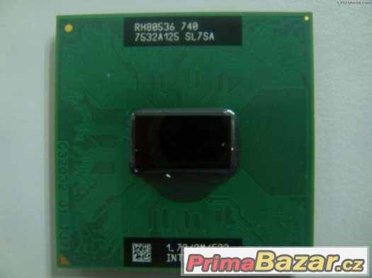 CPU Intel Pentium 740 1.73/2M/533 pro notebook – fotografie 1